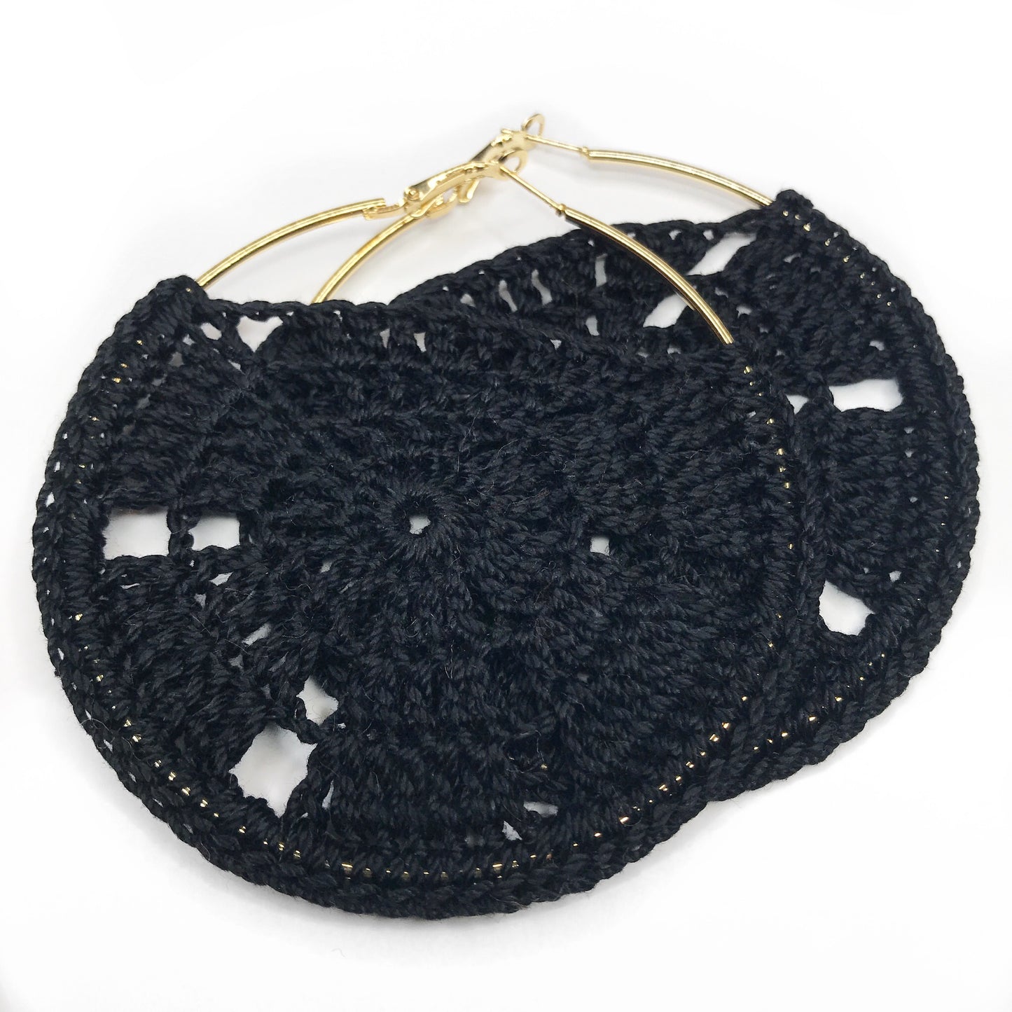 LUDA Crochet Hoop Earrings
