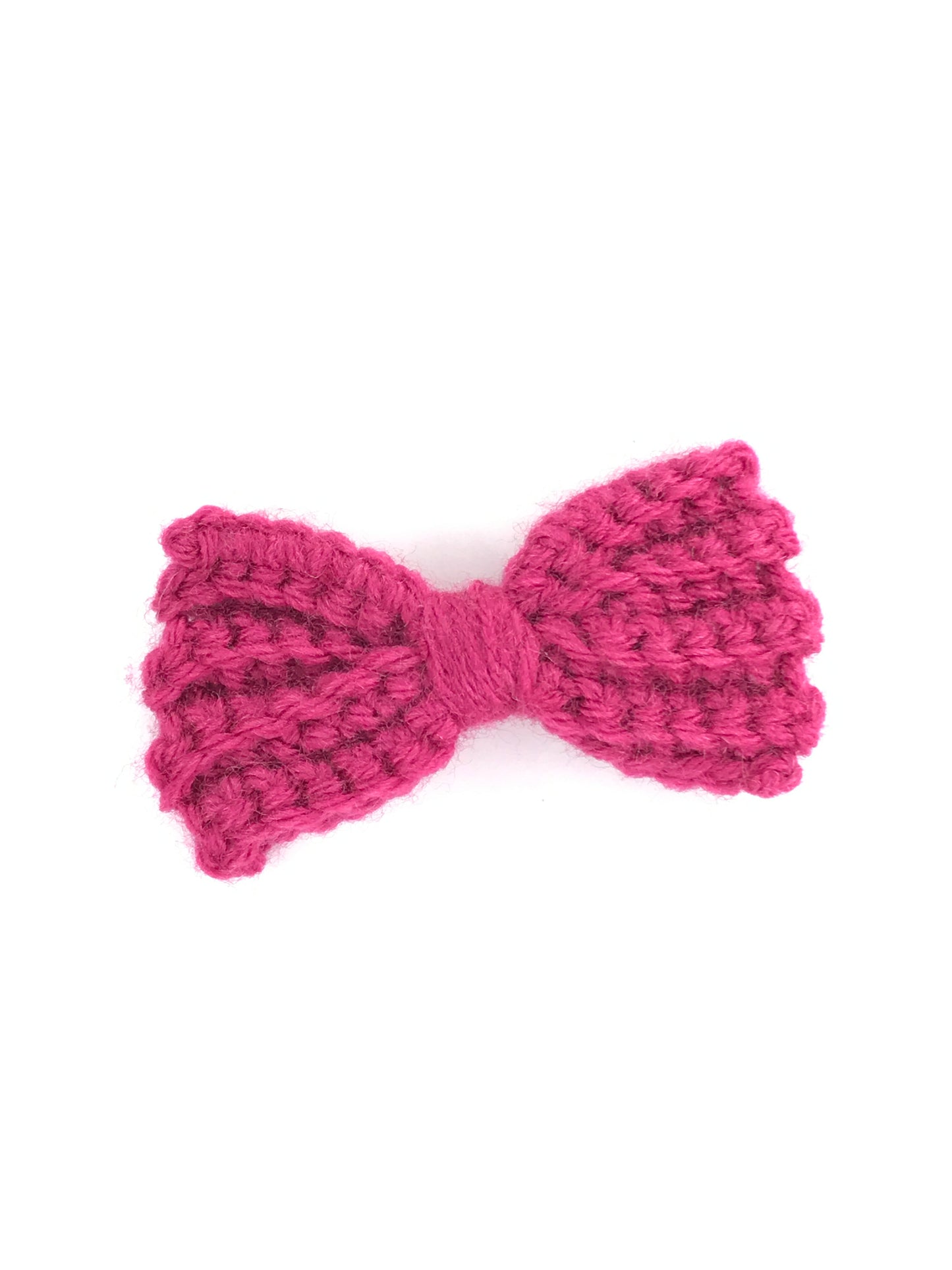 Crochet Hair Bows - Crochet Bow Clips