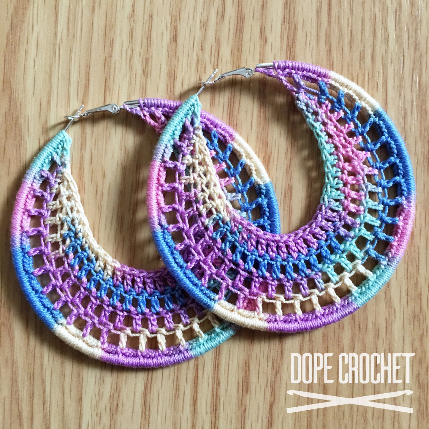 NELLE Crochet Hoop Earrings