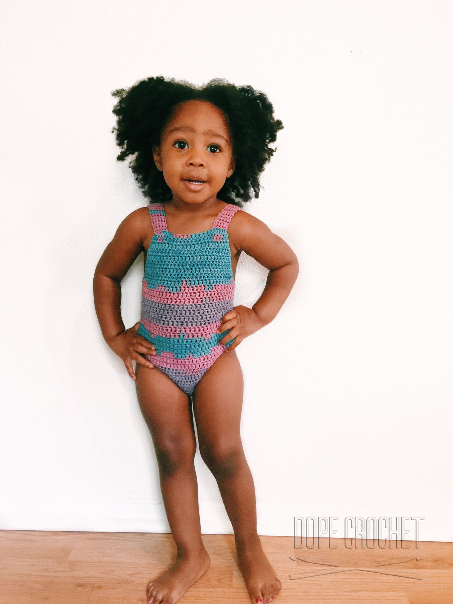 Toddler Crochet Swimsuit