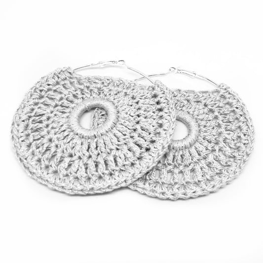 Izzy Crochet Hoop Earrings